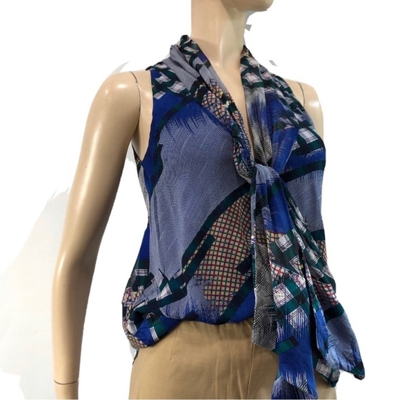 Madison Marcus blouse patch print Silk - Picture 6 of 16